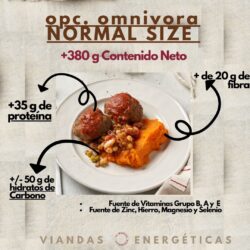 Viandas Omnívoras Tamaño MEDIO- Regular Size