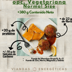 Viandas Vegetarianas TAMAÑO MEDIO - Regular Size