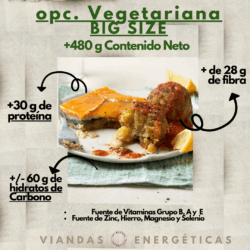 Viandas Vegetarianas GRANDES- Big Size